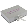 premium silver glitter paper luxury hair extension packaging box