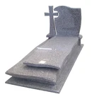 G664 Majestic Mauve Polished Poland Cross Blank Granite Cheap Tombstone