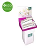 Two stages cardboard laminate flooring display rack , cardboard pop up display for arrosage tools