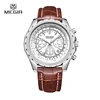 Megir 2007 Men Quartz Watch Chronometer Luxury Watches Men Wrist Watch Men Leather
