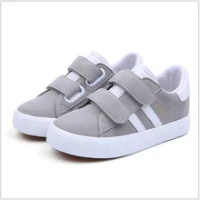 KS20379S 2018 British style kids PU leather shoes wholesale