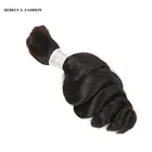 Dyeable 8A loose wave 100% unprocessed attractive mink indian virgin hair bulk real human hair extension