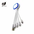Promotional Best Gift Unique Giveaways LED Lightup Multifunctional 4 In 1 USB Cable
