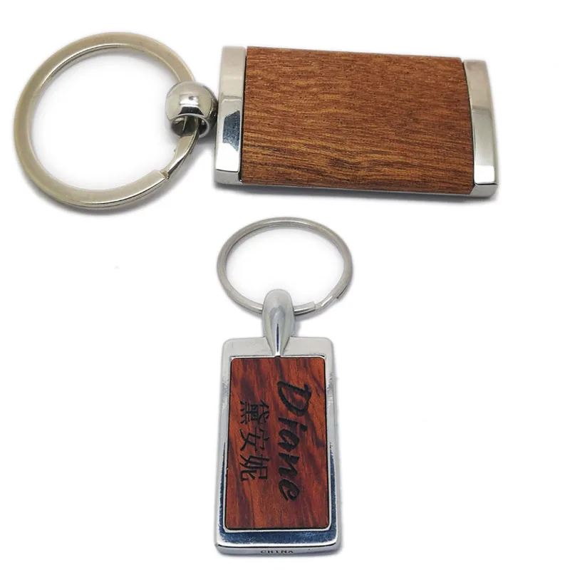 wood keychain-C