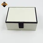 2016 China factory vogue luxury custom PU leather jewelry watch box with velvet inset
