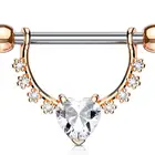 316L Surgical Steel nipple ring jewelry non piercing Body Piercing