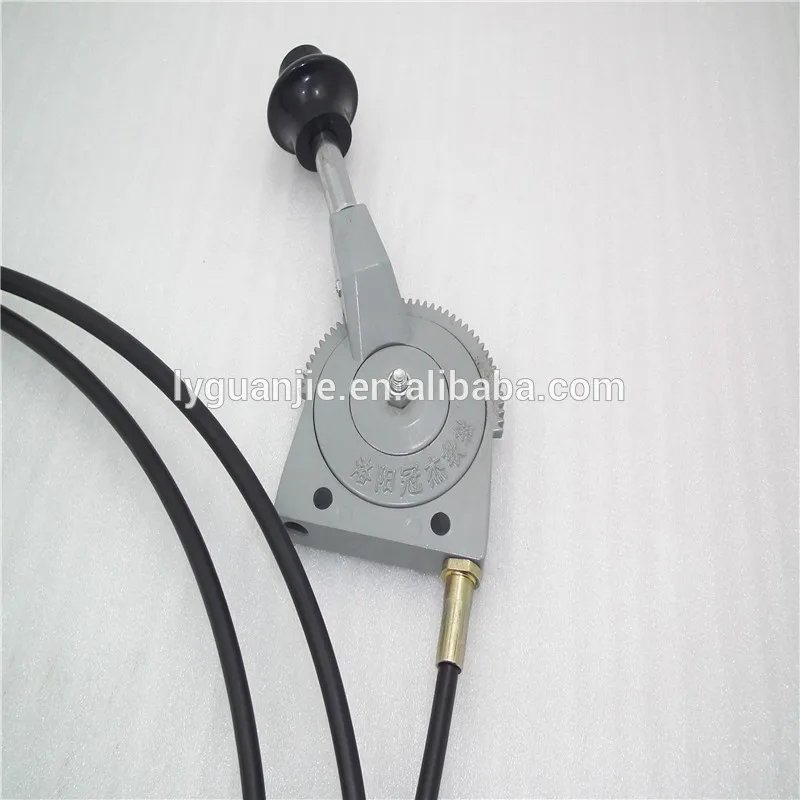 Gj A Throttle Cable Control Lever Excavator Joystick Buy Throttle