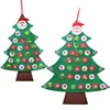 Manufacturers direct new Christmas calendar pendant felt cloth countdown calendar Christmas decorations gifts HX181113-20
