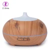 Round aroma air conditioning wood grain essential oil diffuser ultrasonic aromatherapy
