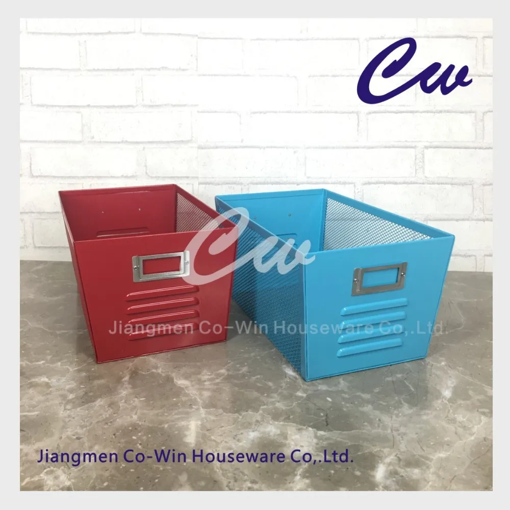 metal mesh office desk stationery holder / storage box