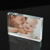 Wholesale Economic Mini Clear Plexiglass Acrylic 4"X6" 5"X7" Baby Magnetic Magnet Acrylic Photo Picture Block Frame