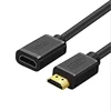 best selling male to female ethernet extension hotel tv adapter 2.0V hdmi cable