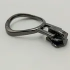 3#,5#,8# Fancy Custom Logo Nickel-Free Metal Zipper Sliders and zipper Pullers