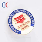 China factory custom enamel metal lapel pin making machine for business gift
