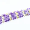 XULIN Purple Amethyst Citrine Quartz Synthetic Loose Gemstone Beads Wholesale