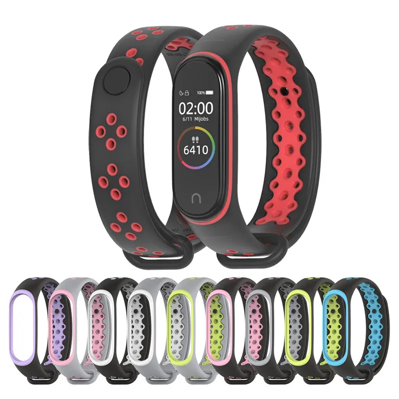 Mijobs Sport Mi Band 4 Strap Silicone wrist band for Xiaomi mi band 4 miband 3, Multi colors
Mijobs Sport Mi Band 4 Strap Silicone wrist band for Xiaomi mi band 4 miband 3, Multi colors