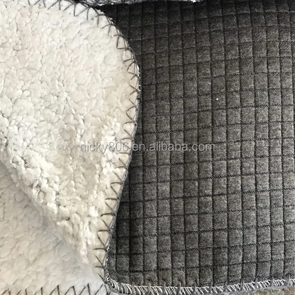 new pattern air layer sherpa blanket with overlock