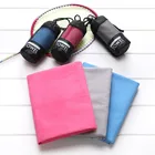 Custom Logo Gym Microfiber Towel Fast Drying Travel Sports Microfiber Towel