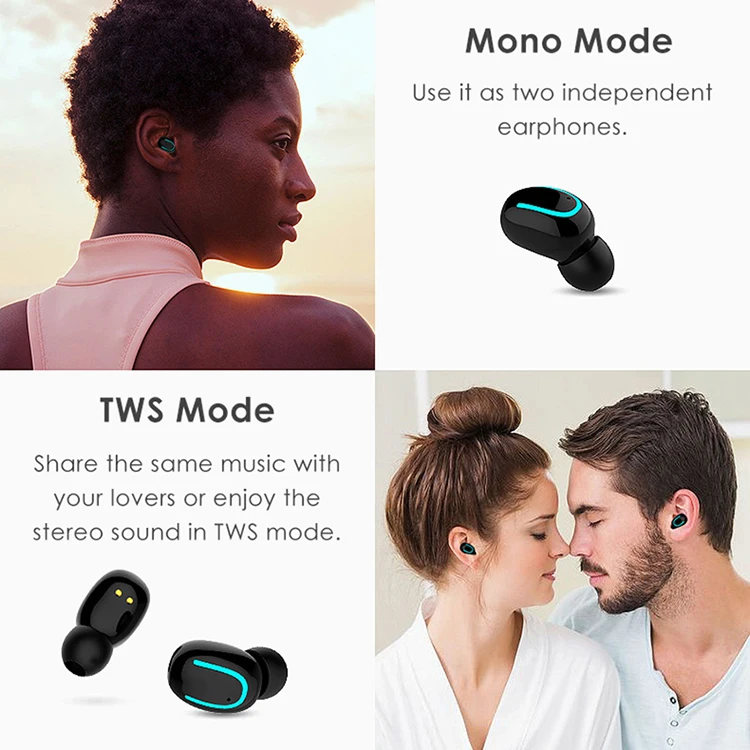 2019 New Products wholesale TWS Earphone cute HiFi stereo earphone Headphone,In Ear mobile phone earphone - ANKUX.COM