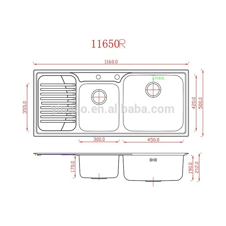 Professional brushed surface finish OEM design UPC stainless steel kitchen sinks