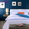 New design bedding sheet with 500TC Cotton and 4pcs hotel dyed printed bed sheets