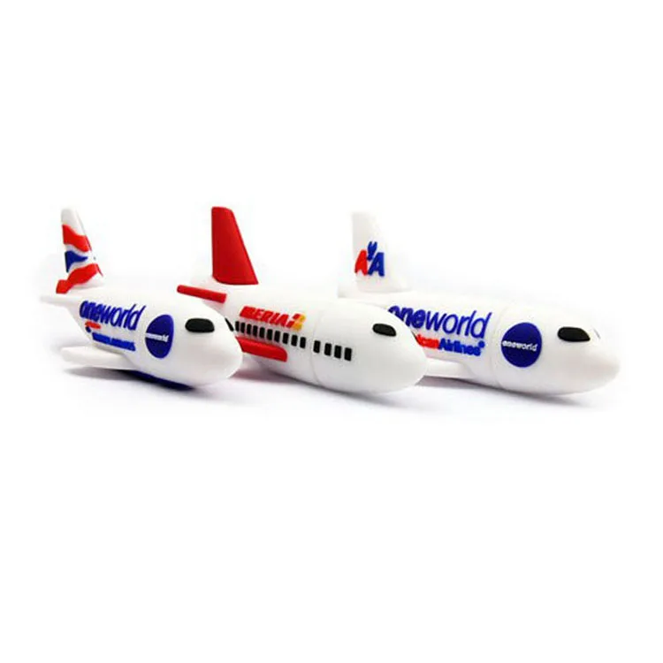 Soft PVC custom usb flash drive Popular air company custom 2D/3D airplane shape usb 2.0 flash drives, All colors
Soft PVC custom usb flash drive Popular air company custom 2D/3D airplane shape usb 2.0 flash drives, All colors
