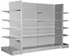 Factory direct price metal gondola supermarket shelf / double side grocery