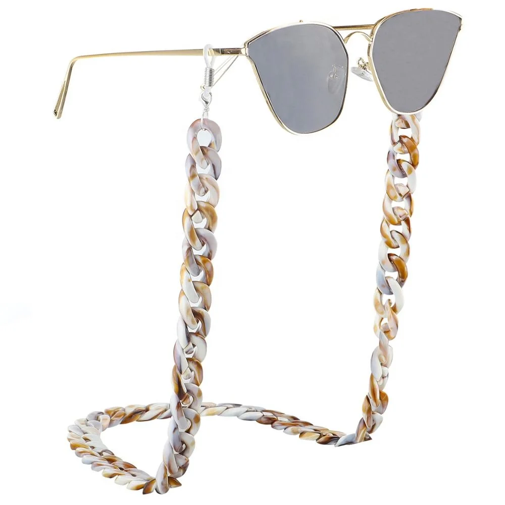 Stylish Flat Acrylic Acetate Chain Sunglasses Glasses Holder Accessories Chunky Eyewear Straps Eyeglass Chain
Stylish Flat Acrylic Acetate Chain Sunglasses Glasses Holder Accessories Chunky Eyewear Straps Eyeglass Chain
