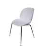 Wholesale Cheap Stackable Fancy Simple Style Plastic Furniture PP Relax Dinning Dining Chair With Metal legs
