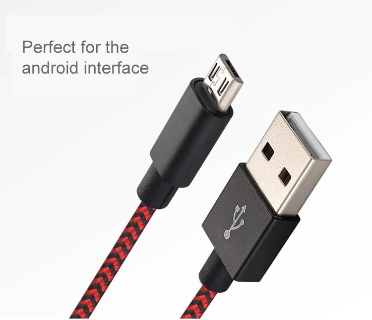 Nylon Braid Phone Charger USB Cable Computer Data Transfer Cable - ANKUX.COM