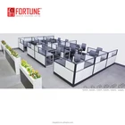 Guangzhou High Wall Glass Office Cubicle Design Office Partition For Staff Used(FOH-SS40-1414L)