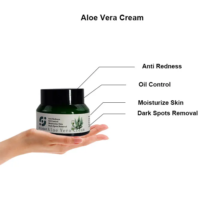 aloe vera moisturizing & whitening face cream pimples and dark