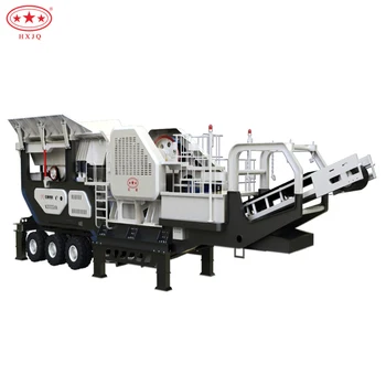 portable stone crusher mobile jaw crusher cone and impact movable crusher plant