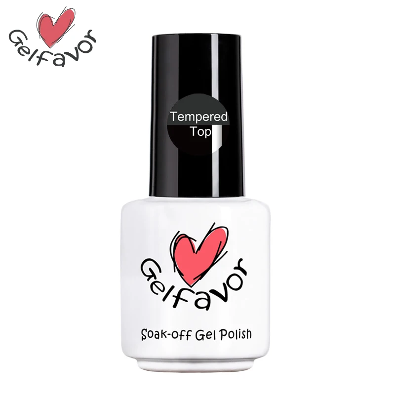 Gelfavor professional nail supplies nail art tempered top coat gel polish soak off uv led top coat for wholesale, Clear
Gelfavor professional nail supplies nail art tempered top coat gel polish soak off uv led top coat for wholesale, Clear