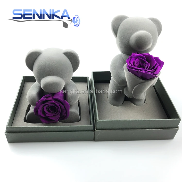 valentines day wholesale luxury package custom teddy bear rose