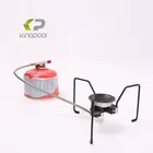 Outdoor backpack gasoline butane propane lpg gas stainless steel folding small camping stove