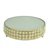 pearl beads acrylic cake stand decorating with crystal beads cake molds