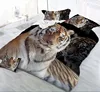 3d animal bedding tiger wholesales 3D duvet set tiger design Double brushed microfiber bedding set