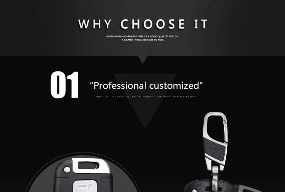 Car Key Case Cover Keychain For KIA (1)