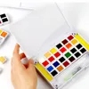 Amazon hot 18/30/36/48Colors Solid Watercolor Paint Professional Watercolor paint set Box With water brush pen
