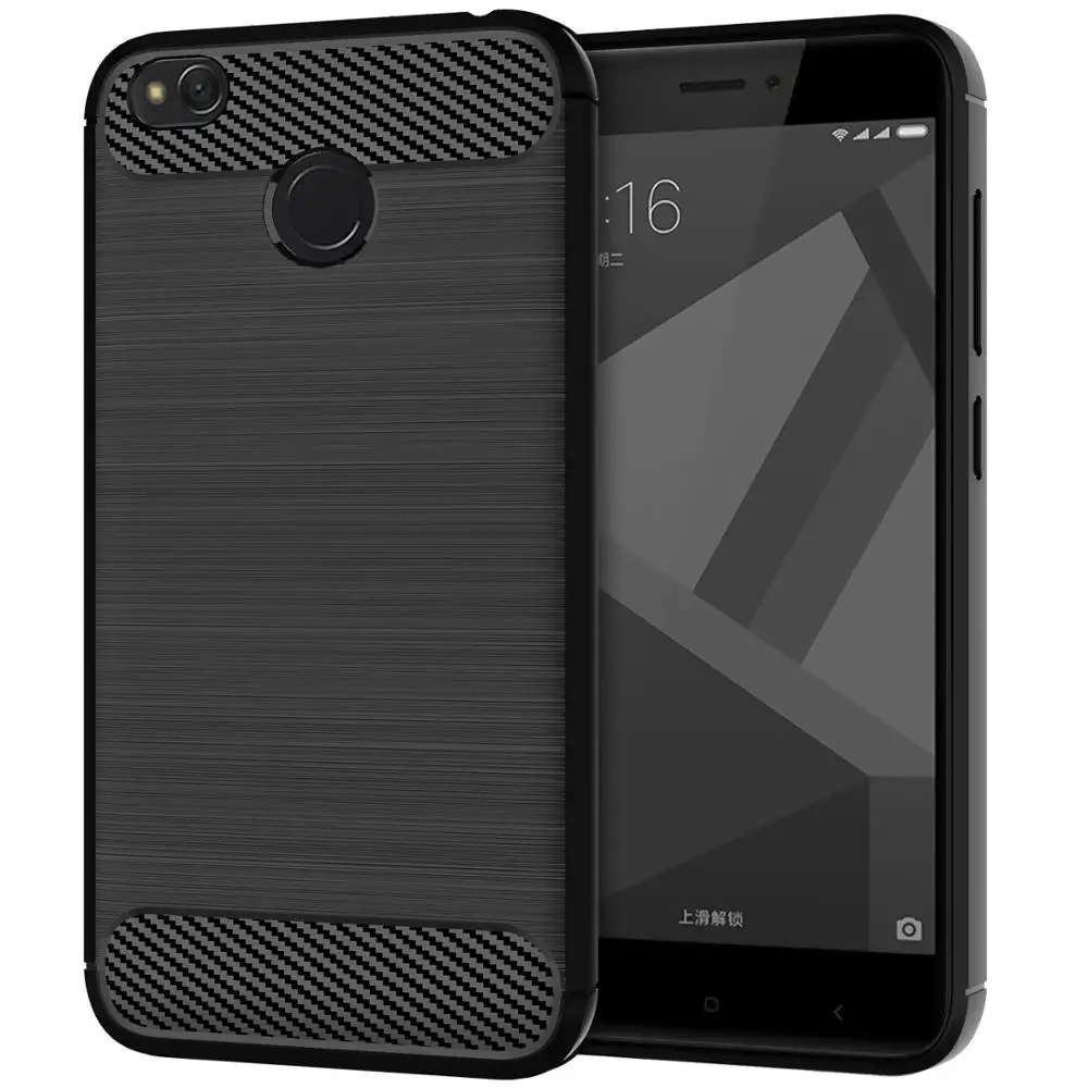 Carbon Fiber Shockproof Soft TPU Case For redmi 4x 
Carbon Fiber Shockproof Soft TPU Case For redmi 4x