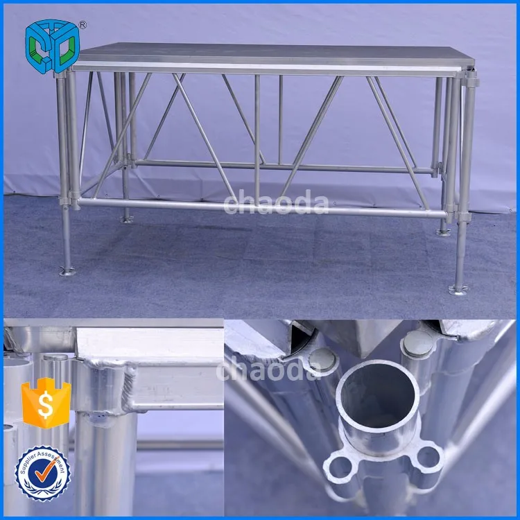 Trade Assurance Customizable Compact Aluminum Portable Stage
