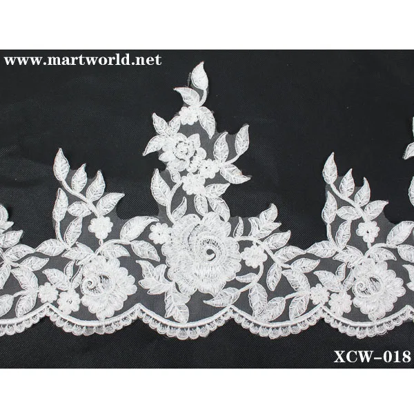 top french net lace supplier(XCW-018)