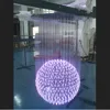 Factory direct sale remote control lustres modernes 7 colors changing fiber optic chandelier