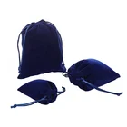 New production custom drawstring pouch wholesale jewelry cosmetic gift velvet bag with drawstring
