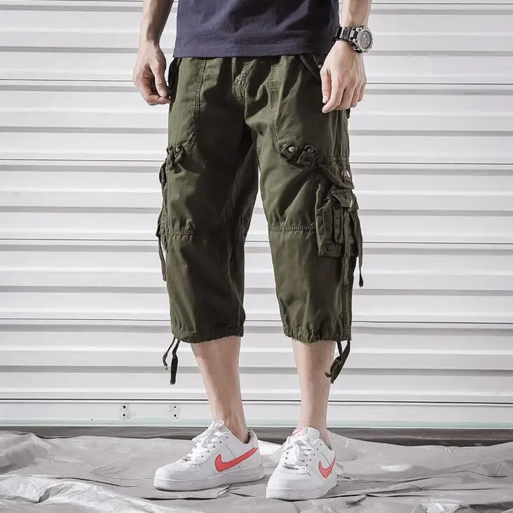 WIIPU Shorts Multi Pocket Summer Loose Zipper Breeches Khaki Grey Plus Size Short Pant Casual Cotton Black Long Mens Cargo
WIIPU Shorts Multi Pocket Summer Loose Zipper Breeches Khaki Grey Plus Size Short Pant Casual Cotton Black Long Mens Cargo