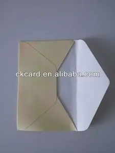 card size cheap gift card envelope made by paper with glossy or