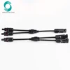 WSPVY2 Male To Female MC4 T and Y Type branch Solar Panel Cable Connector For Solar Power System