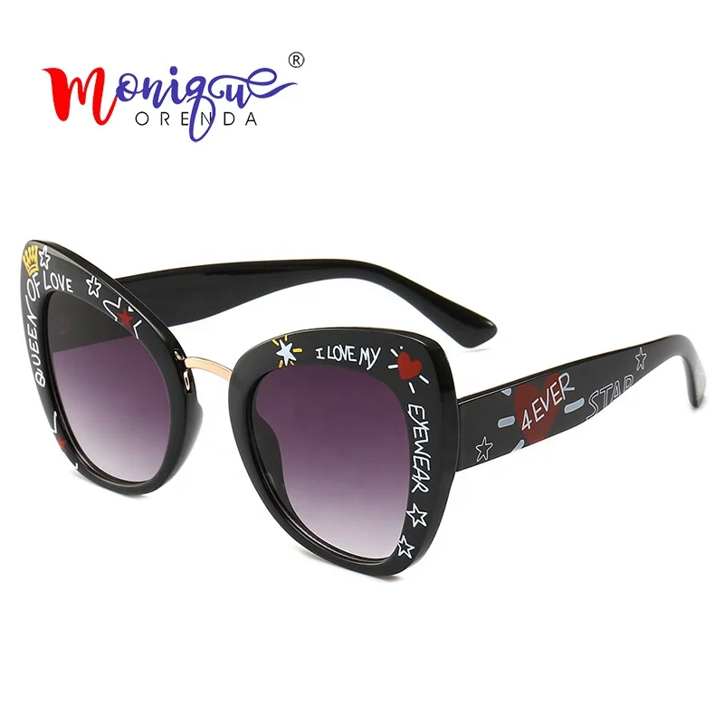 Cat eye Sunglasses Women Luxury Brand Designer Vintage Letter Love Pattern Sun glasses Female Glasses Gafas de sol UV400, Black;transparent;stripe;brown;silver;white;leopard
Cat eye Sunglasses Women Luxury Brand Designer Vintage Letter Love Pattern Sun glasses Female Glasses Gafas de sol UV400, Black;transparent;stripe;brown;silver;white;leopard