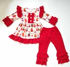 wholesale persnickety Christmas girls clothing sets baby outfits remake boutique outfits